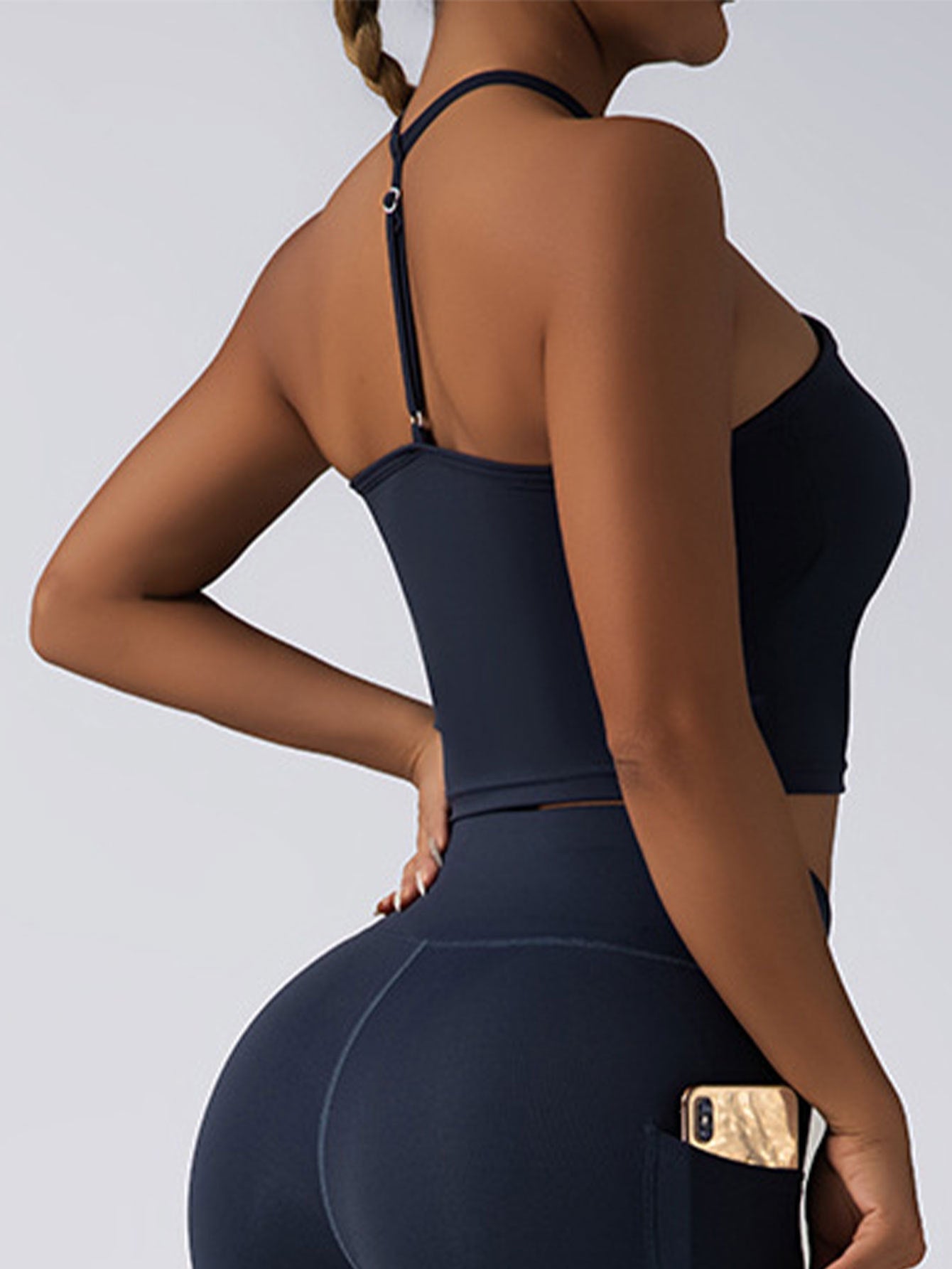 2 Pieces Sports Bra Athletic Running Sports Bra